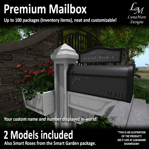 Second Life Marketplace Premium Mailbox